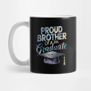 Proud Sibling 2024 Celebrating My Grad Brother Class Of '24 Mug